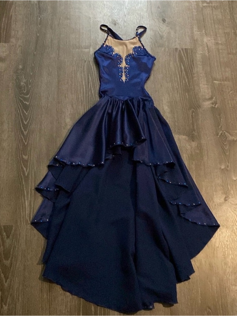 Navy Blue Lyrical Dance Costume
